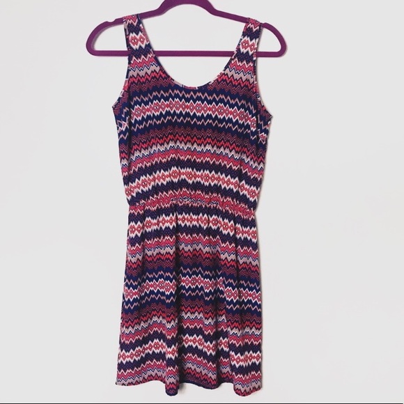 Anthropologie | Chevron Summer Dress | S - Picture 1 of 4